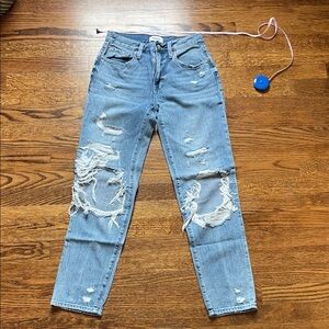 Pistola Light Blue Distressed Boyfriend Jeans